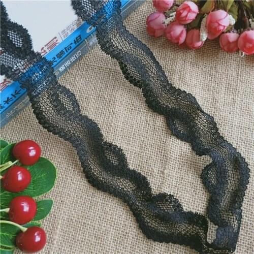 S1971-2 4.5CM Garment Accessories Barcode S Cotton Thread Water-soluble Fine Narrow Embroidery Lace