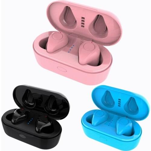 Bluetooth Earphones Two Ears Wireless Bluetooth Input Earphone Handsfree Wireless Noise-Canceling Headphones