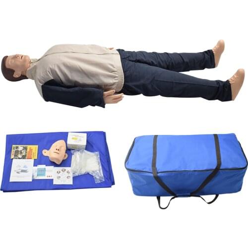 Bust CPR Training Manikin Professional Nursing Training Mannequin Human First Aid Training Model