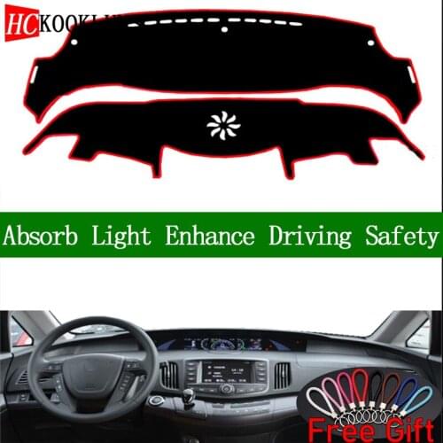 For BYD e6 2009 2010 2011 2012-2017 Dashboard Cover Sun Shade Dash Mat Pad Carpet Car Stickers Interior Accessories