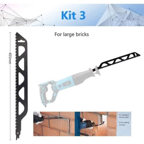 For Saw Blade Red/GreyBrick KIT1/KIT2/KIT3 240/305/455mm 1pc Universal
