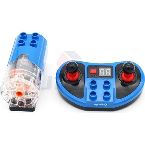 LBS2201 Power Motor Remote Control Duplo Building Block Compatible with Duplo 9656 Technic KJ046 Electric Teaching Aid Kids Toys