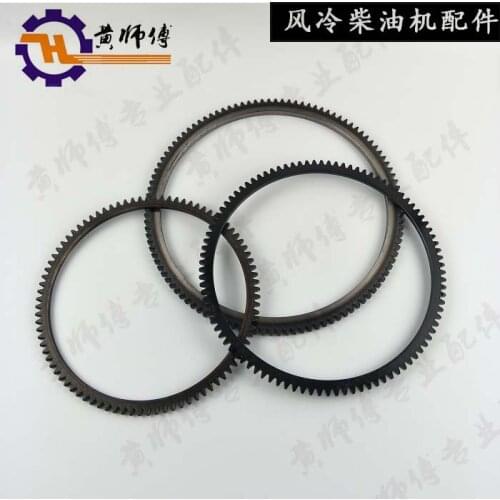 Single-Cylinder Air-Cooled Diesel Engine Mini Tiller Parts Electric Start Flywheel Gear Ring