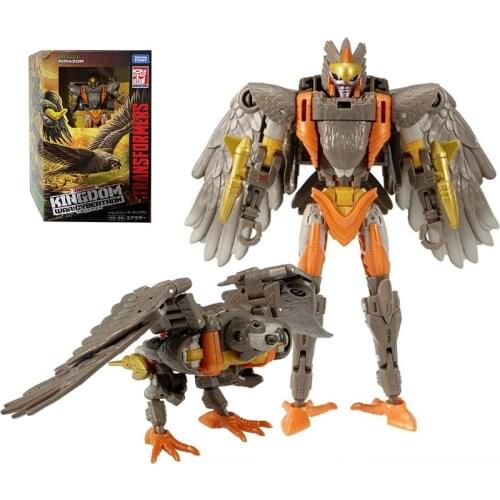 Takara Tomy Transformers Toys Anime Figure Kingdom War for Cybertron KD-09 Airazor Genuine Action Toy Figure Toys for Children