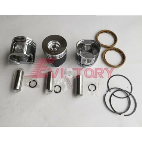 For JOHN DEERE 3TNV88-T S3D88E CRANKSHAFT bearing piston ring gasket kit