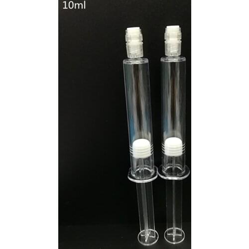 Cosmetic syringes 10ml essence tube,skin care product packages,empty tube for filling essence and cosmetic liquid 100pcs/lot