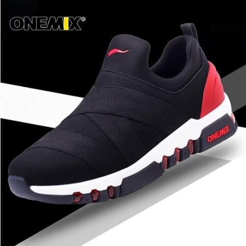 ONEMIX mens air cushion running shoes breathable mesh sneakers comfortable outdoor sports shoes men jogging walking shoe women