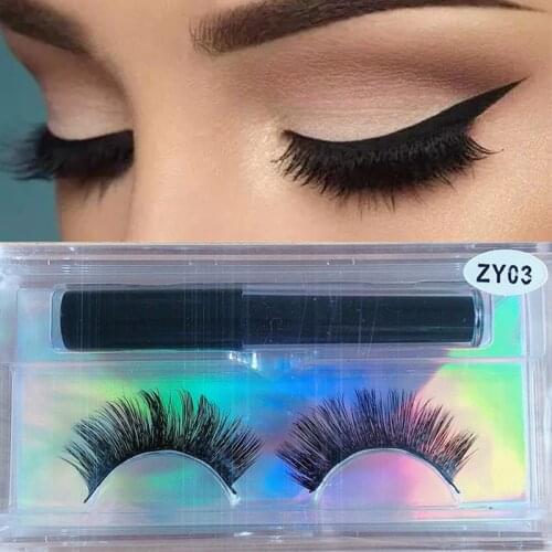 Magnetic False Eyelashes Waterproof Magnetic Eyeliner Easy To Operate NO Glue Magnetic False Eyelashes Extension Makeup Supplies