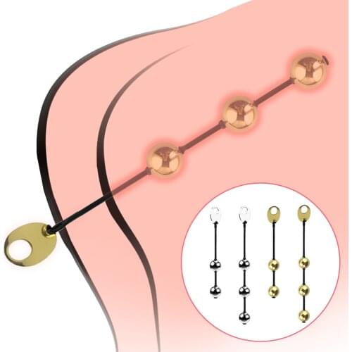 Multi-size Metal Contraction Balls Butt Plug Female Reduction Yin Ball Couples Shrink Yin Ball Butt plug Sex Toys For Women