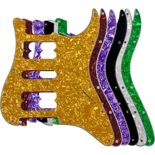 Pleroo Guitar Accessories Pickguard No control hole For Fender Stratocaster Player Humbucker Standard ST HSH Guitarra