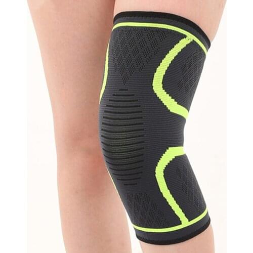 1PCS Fitness Running Cycling Knee Support Braces Elastic Nylon Sport Compression Knee Pad Sleeve for Basketball Volleyball