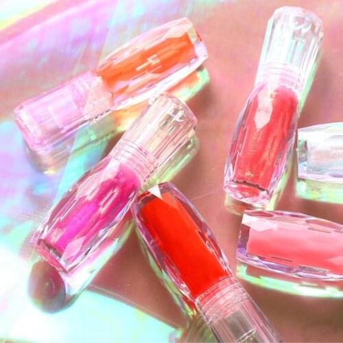 Natural Mint Abundance Lip Plumper Lip Gloss Big Mouth 3D Crystal Jelly Color Toot Lip Gloss Moisturizing Lipstick