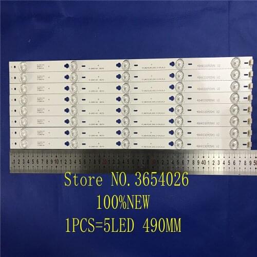 NEW LED strip YHF-4C-LB4805-YHEX2 T0T-48D2700-8X5-3030C-V3 for TCL 48'' TV L48E5000-3D 48FS3750TAAA L48A558V B48A558U B48U828U