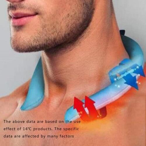 Cooling Neck Ring Safe High-strength Lightweight Ice Pillow Neck Cooling Artifact Summer Heatstroke Prevent Ice Neck Ring