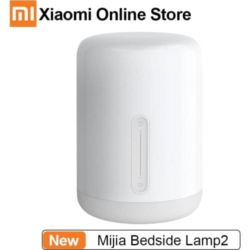 Xiaomi Mijia Bedside Lamp 2 Light WiFi/Bluetooth LED Light Works with Apple HomeKit Smart Indoor Night Light