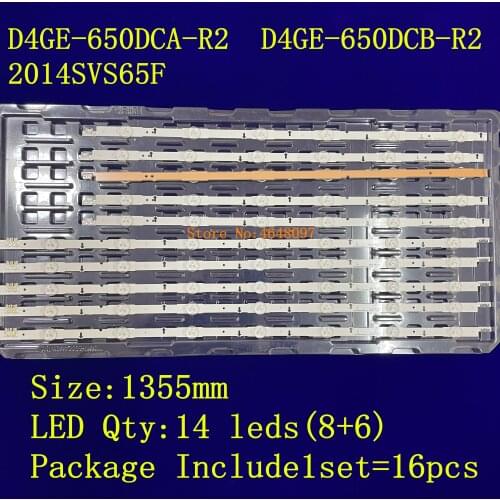 LED Backlight bar strip For SAMSUNG 2014SVS65F 3228 R+L BN96-30435A BN96-30436A UN65H6300 UN65H6350 HG65ND478RF UE65H6400