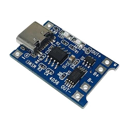 Tp4056 1A lithium battery charging board type-C USB interface