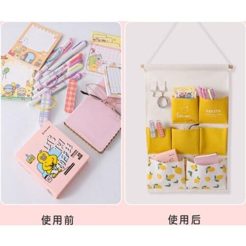 Inside waterproof large capacity multi - cell bedroom wall storage bag J03