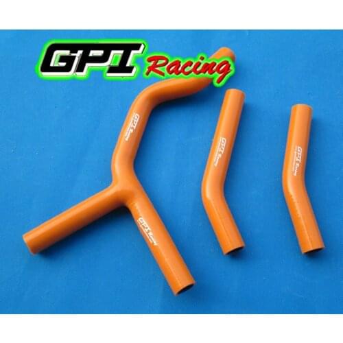 High performance silicone radiator hose FOR KTM125/200SX 03-06 KTM 200/250/300 EXC/XC 2004-2007 2005 2006 BLACK
