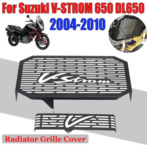 Motorcycle Radiator Grille Guard Protector Cooler Grill Protection Cover For Suzuki V-STROM 650 DL650 VSTROM DL 650 2004-2010