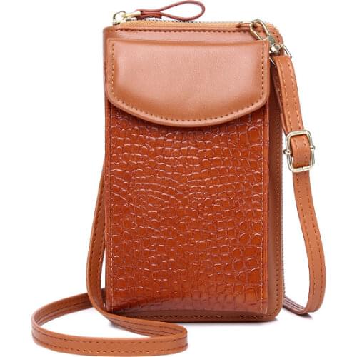 Women Bag Shoulder Bag Female Handbags Messenger Bag Wallet Card Bags Crocodile Pattern Coin Purse Mobile Phone Bag