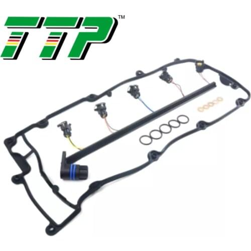 AMR6103+LVP000020 Injector Wiring Harness & Rocker Gasket Seals for Land Rover Defender Discovery TD5 AMR6103G AMR6103R Injector