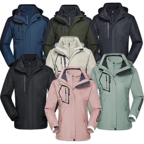 Winter Fleece Liner Hiking Jacket men women outdoor thermal Parka windproof waterproof Raincoat Windbreaker mountaineering coat