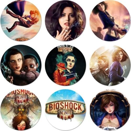 Bioshock Infinite Custom Icons Pins Badge Decoration Brooches Metal Badges For Clothes Backpack Decoration