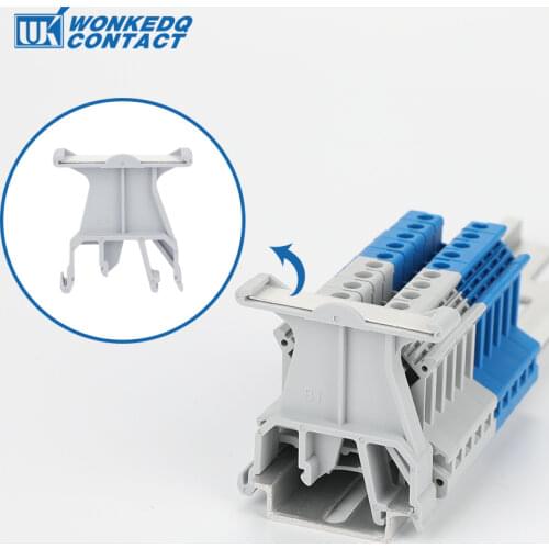 UK Type Terminal Block Accessories B1 And B2 UBE/D Terminal Strip Marker Carriers Marking Different Print Label