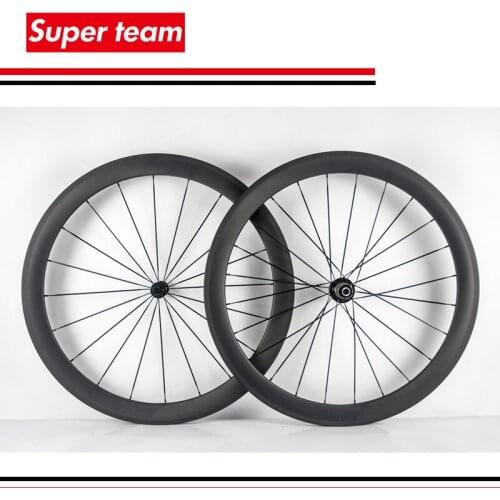 2016 Hot sale 700c carbon clincher rims 50mm UD matte cycling wheelset carbon bicycle parts