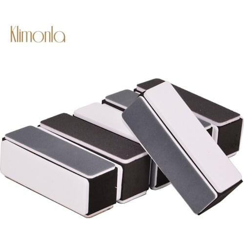 30Pcs/Set Four-Sides White And Black Nail File 180-320-3000-3000 Grit Sanding Sponge Polish Pedicure Manicure Nail Tools Salon