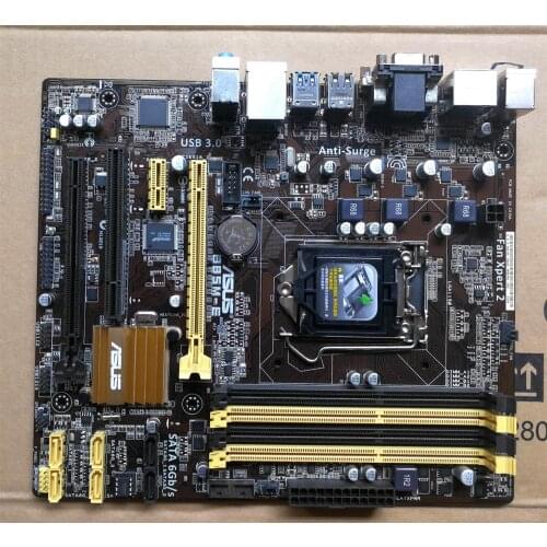 Used,for Asus B85M-E Motherboard B85 Socket LGA 1150 i7 i5 i3 DDR3 32G SATA3 USB3.0 Micro-ATX