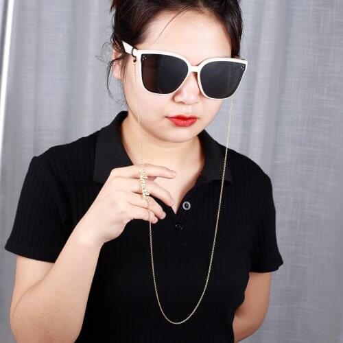 Stainless Steel Glasses Chain for Women Sunglasses Straps Lanyard Custom Name Mask Chain Personalized Jewelry Chic Customized