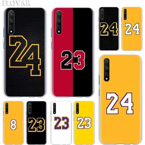 Phone Case for Huawei Y5p Y6p Y8s Y8p Y5 Y6 Y7 Y9 Prime Honor 8X 9X 8A 9A 9S 9C 10i Cover Basketball Number 23 24 Legend Cases