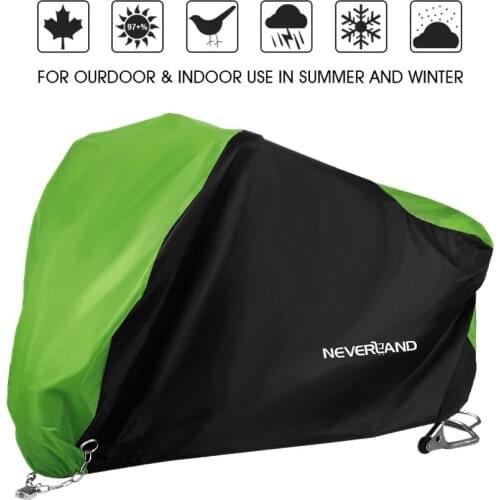 190T Motorcycle Waterproof Cover Outdoor Silver UV Sun Protector Scooter All Season Rain Dust Proof covers For BMW XXXL XXL XL