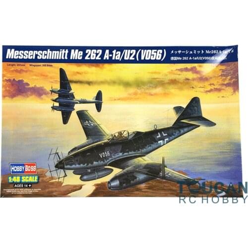 Trumpeter 80374 1/48 German Messerschmitt ME262 A-1a/U2(v056) Fighter Model TH05912-SMT6