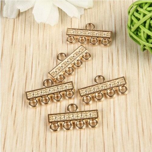 20PCS Zinc Alloy Geometric Shape Metal Connection Buckle,Charms for Jewelry Making,Handmade DIY Accessories