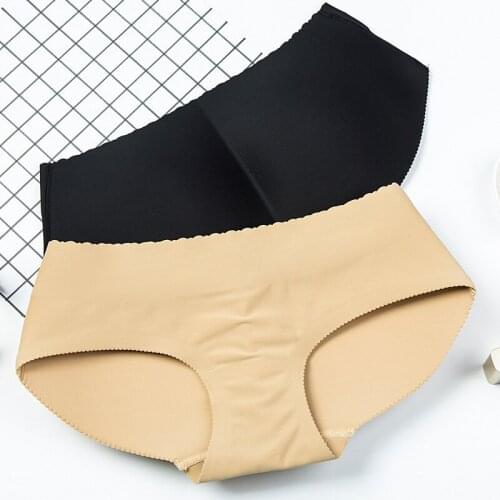 Fashion Pad Back hip briefs Hips Control women Body Shaper Sexy Padded Seamless bottom Panty Buttocks Push Up Lingerie panty