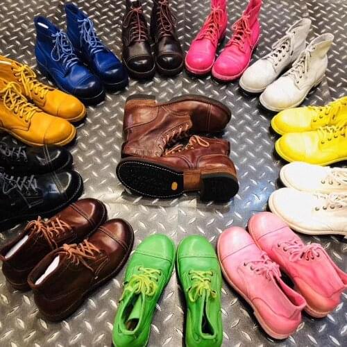 BS01 Size 38-49 Custom Made Super Quality Genuine Leather Men Handmade Goodyear Welted American Work Boots