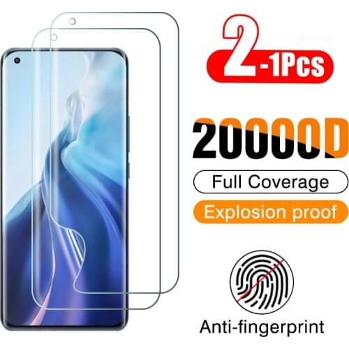 2-1Pcs soft hydrogel film for xiaomi mi 11 screen protector film Not Glass for xiaomi xiomi mi 10t pro xioamei11 lite light