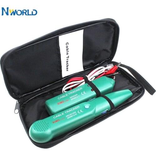 Nworld Professional MS6812 Telephone Wire Tracker Cable For UTP STP Cat5 Cat5E Cat6 Cat6E RJ45 RJ11 LAN Networking Testing Tools