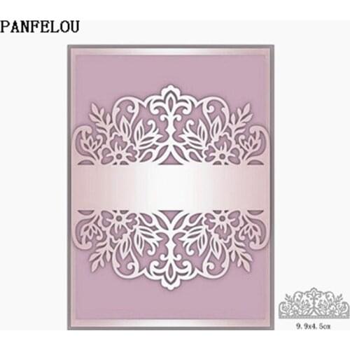 PANFELOU Flower waist metal craft Carbon Steel Cutter paper die cutting dies Scrapbooking/DIY Embossing Easter cards