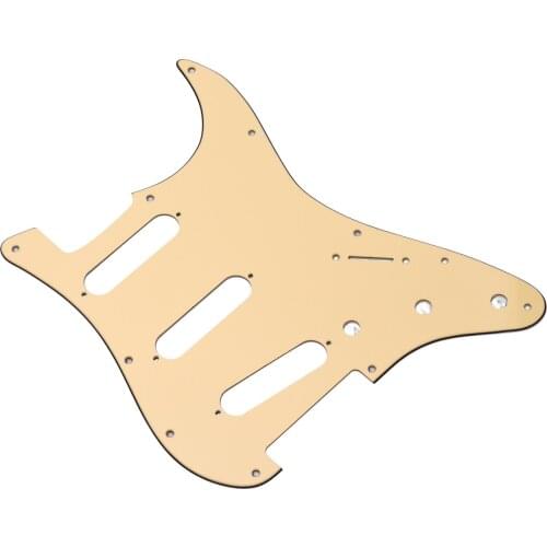 Standard 11 Hole Guitar Pickguard 3 Ply Panels Pickguard with Screws for ST Guitar