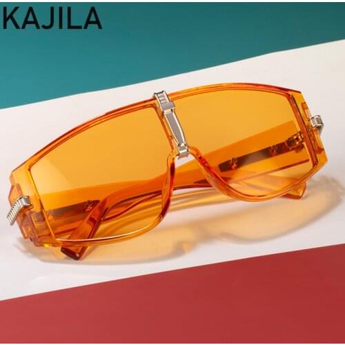 Steampunk Oversized Sqaure Sunglasses Women 2021 Luxury Brand Vinatge Punk Goggle Ladies Sun Glasses For Men Gafas De Sol