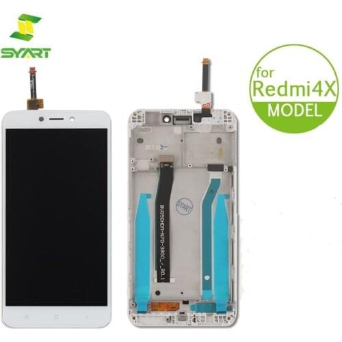 SYART For Xiaomi Redmi 4X LCD Display With Frame Screen Touch Panel Digiztizer For Hongmi 4X Replacement Repair Parts