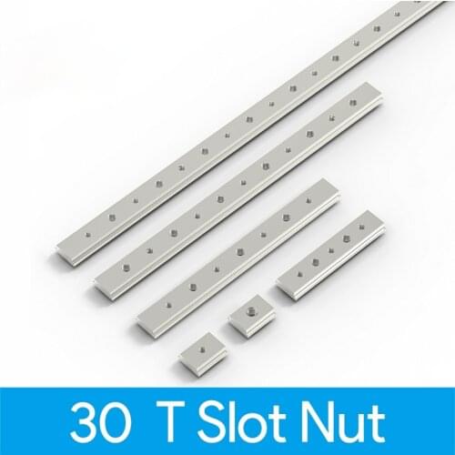 T Track Slot Sliding Nut Bar Slab with M6 M8 Screw Holes 30/45 Type Universal T-track Sliding Nut DIY Woodworking Tools