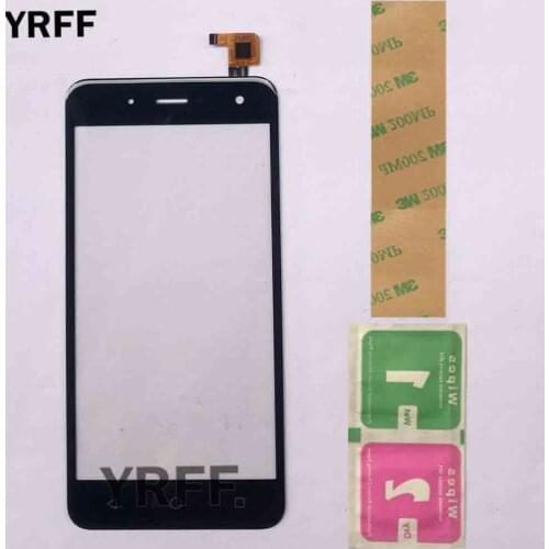 Phone Touch Screen Sensor For BQ BQ-5057 Strike 2 BQs 5057 Touch Panel Digitizer Lens Front Glass Touchscreen 3M Glue