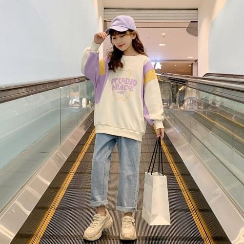 Girls' Hoodies Sweatshirts Babys Kids Coat 2021 Simple Spring Autumn Top Toddler Pullover Beach Overcoat Outdoor Cotton Childre