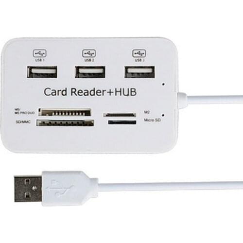High Speed Multi 3 Port USB 3.0 Hub Multiport SD TF Card Reader Usb Splitter for Macbook Pro Air Computer Pc Laptop Accessories