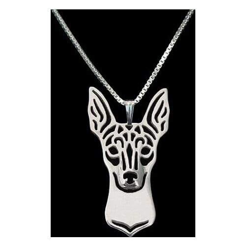 Toy Fox Terrier necklace pendant women gold silver plated cute animals jewelry